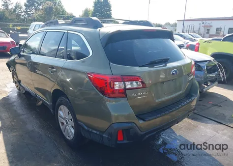 2018 Subaru Outback 2.5I z USA, uszkodzony, nr VIN 4S4BSAAC4J3374799